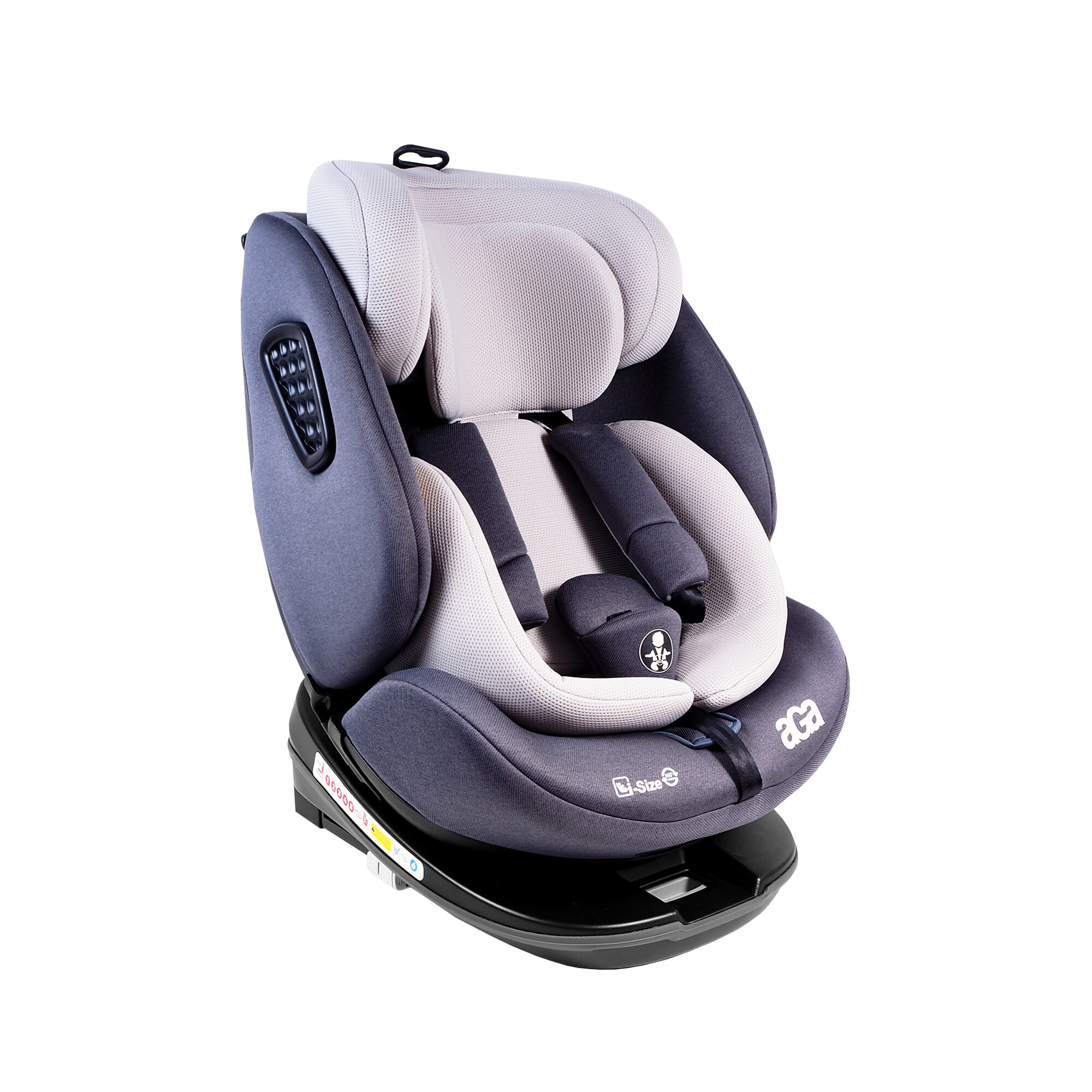 Aga Autosedačka i-Size 360° 0-36 kg DS1812 Šedá