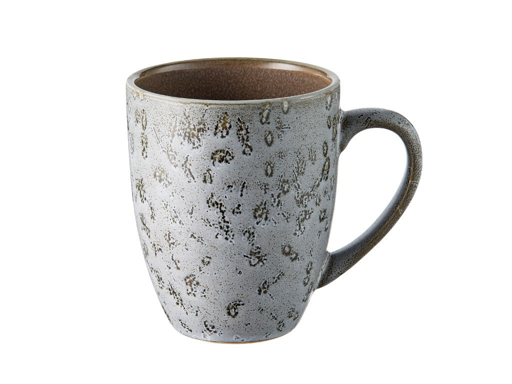 Bitz Kameninový hrnek s ouškem 30 cl Grey/Grey