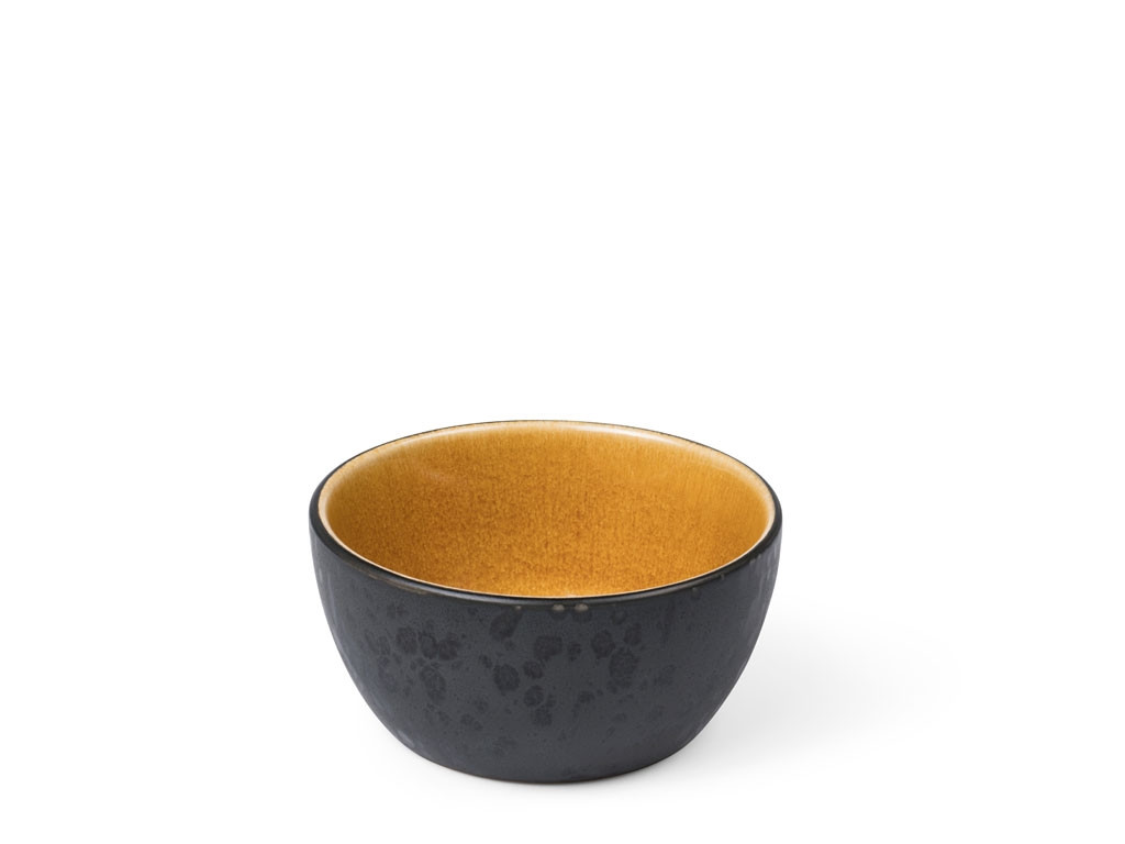 Bitz Kameninová servírovací miska 10 cm Black/Amber