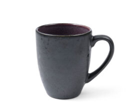 Bitz Kameninový hrnek s ouškem 30 cl Black/Purple