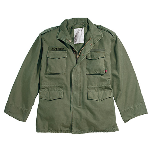 Bunda US M65 VINTAGE ZELENÁ vel. 4XL