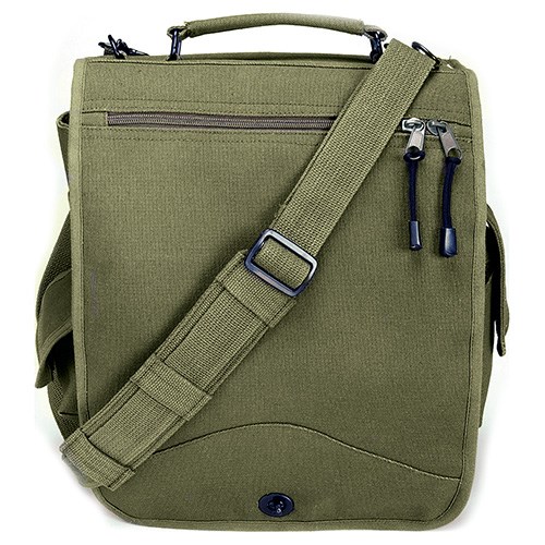ROTHCO taška VINTAGE M-51 přes rameno 30 x 35 x 15 cm ZELENÁ
