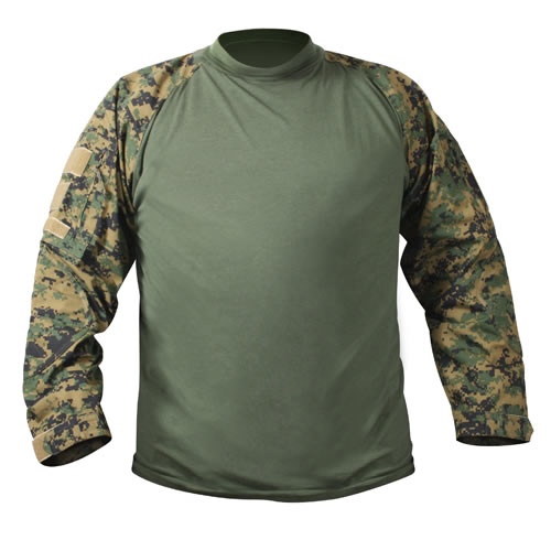 Košile COMBAT taktická DIGITAL WOODLAND MARPAT vel. L