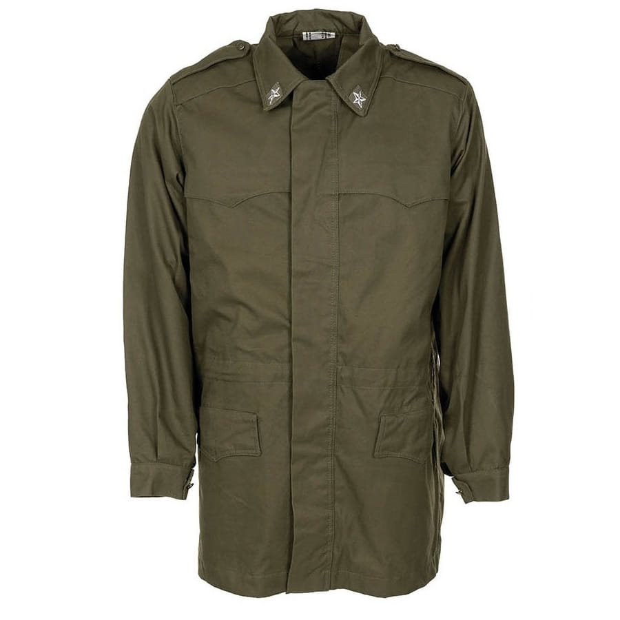 Kabát M75 ITALSKÁ parka ZELENÁ vel. 56 EXL