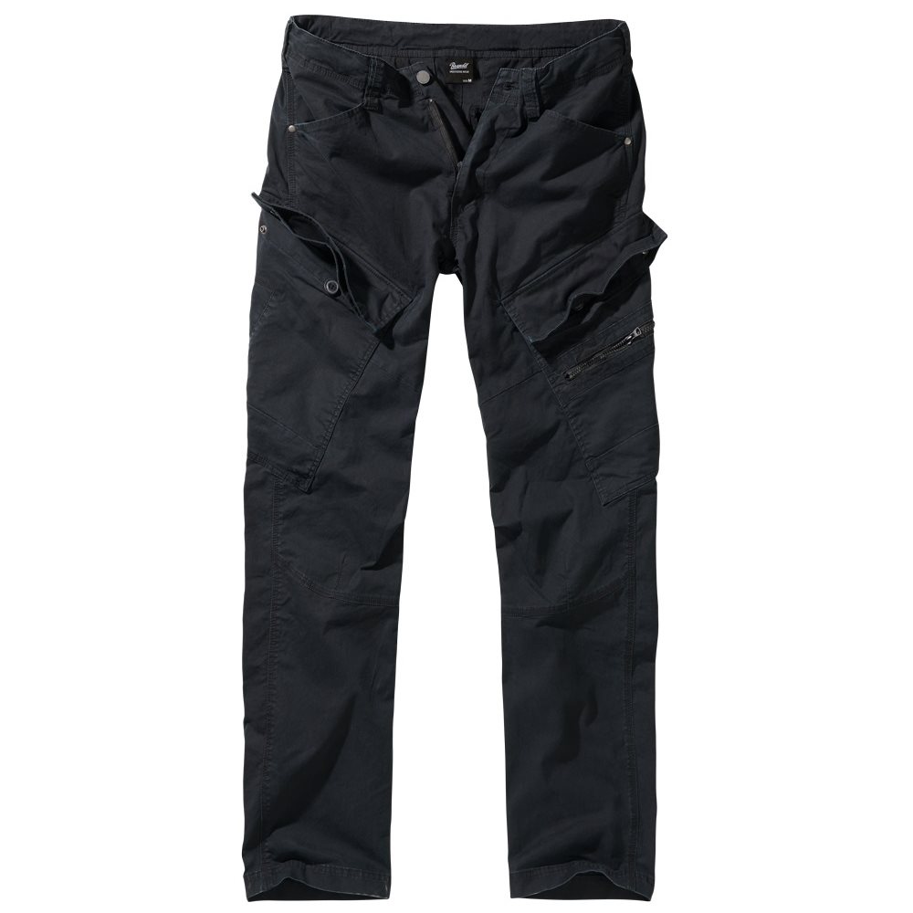 Kalhoty ADVEN SLIM FIT ČERNÉ vel. XXL