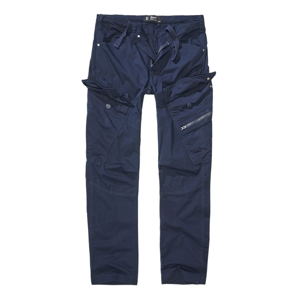 Kalhoty ADVEN SLIM FIT NAVY MODRÉ vel. M