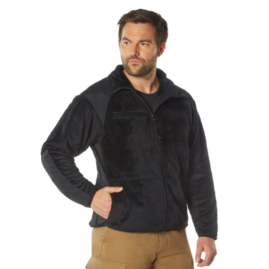 Bunda fleece GEN III/LEVEL 3 ECWCS ČERNÁ vel. XXL