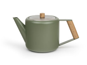 Bredemeijer Dvoustěnná konvička na čaj Duet Boston 1,1L Army Green