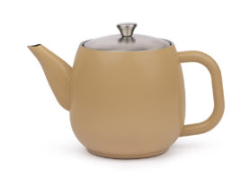 Bredemeijer Dvoustěnná konvička na čaj Vera  0,9L Dark Brown