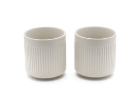 Bredemeijer Kameninové hrnky Skagen bílé (2ks) 300 ml