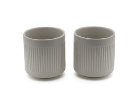 Bredemeijer Kameninové hrnky Skagen šedé (2ks) 300 ml