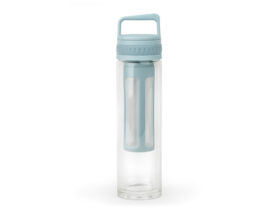 Leopold Vienna Dvostěnná skleněná termoláhev  na přípravu Cold Brew Moshi Mint 600ml