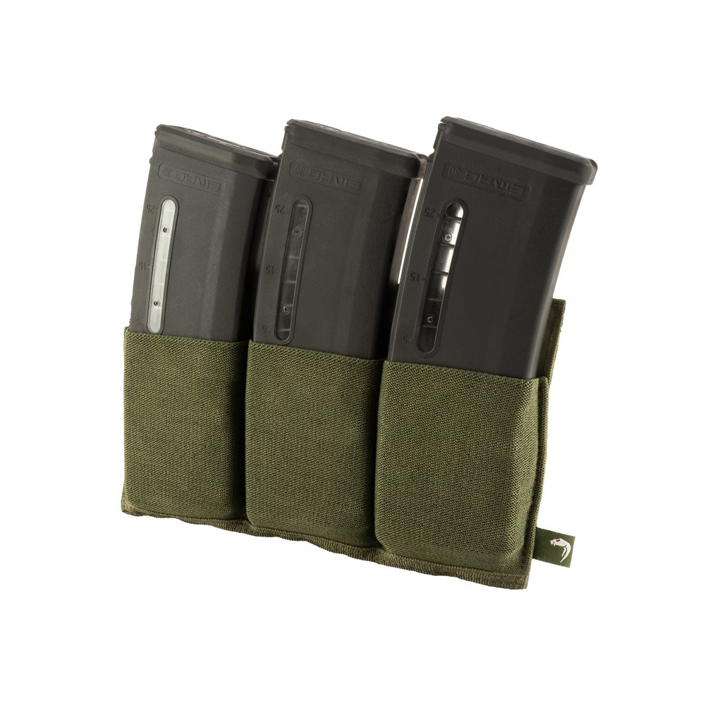Viper sumka elastická otevřená pro 3 zásobníky M4/M16 ZELENÁ