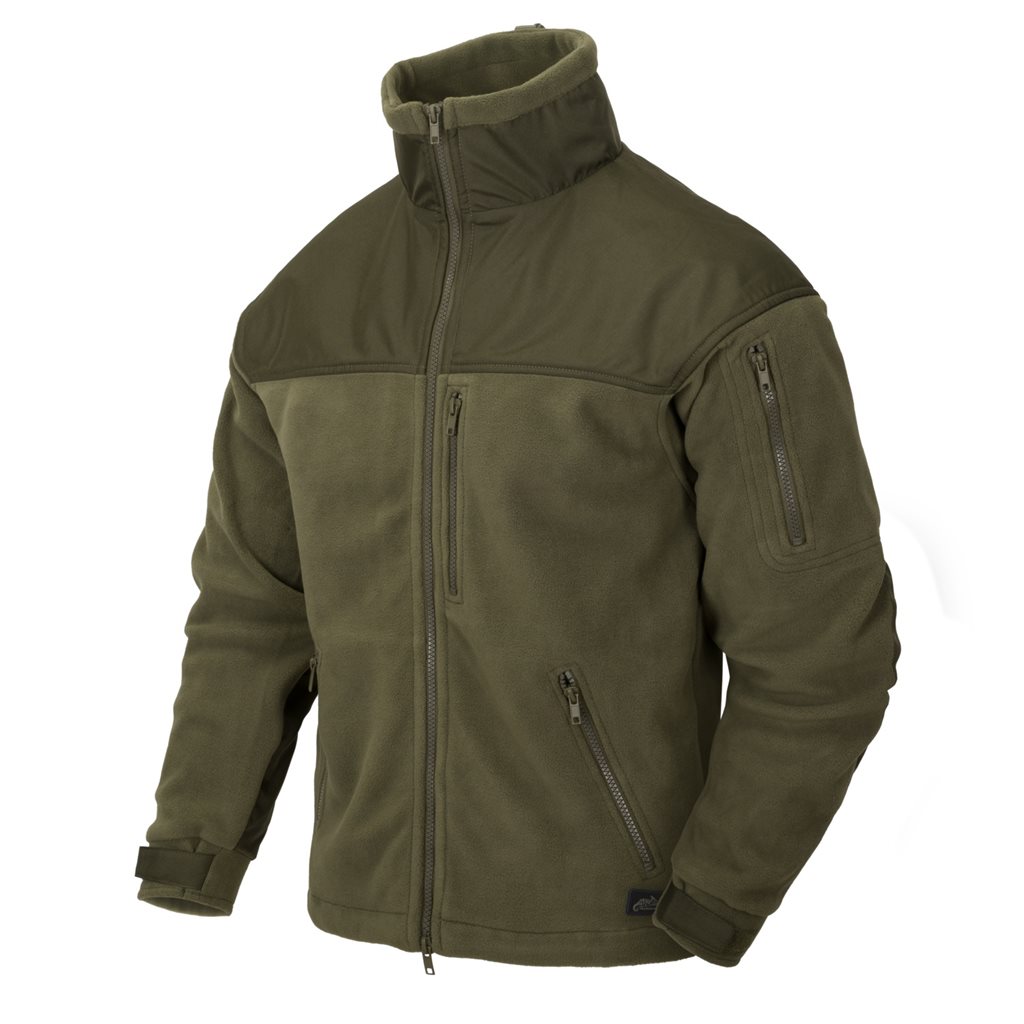 Bunda CLASSIC ARMY fleece ZELENÁ vel. S