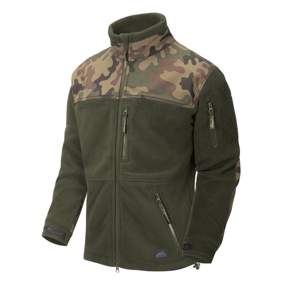 Bunda INFANTRY fleece ZELENÁ/WOODLAND POLSKÝ vel. 3XL