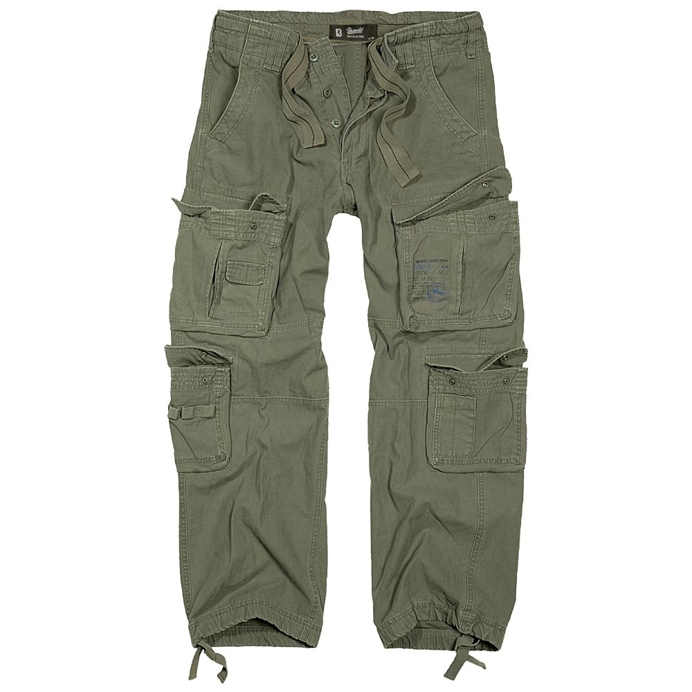 Kalhoty PURE vintage ZELENÉ vel. 5XL
