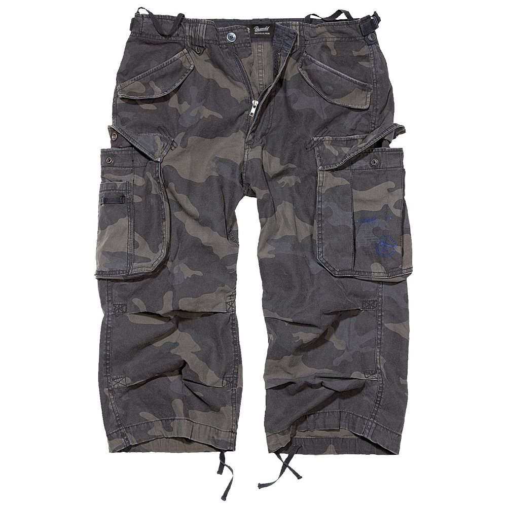 Kraťasy 3/4 INDUSTRY vintage DARK CAMO vel. XL