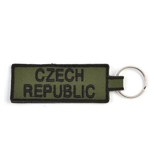 NAVYS klíčenka CZECH REPUBLIC - ZELENÁ