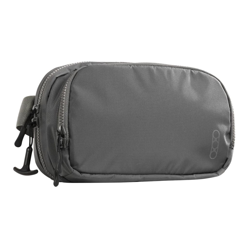EBERLESTOCK ledvinka FADE FLEX crossbody ŠEDÁ