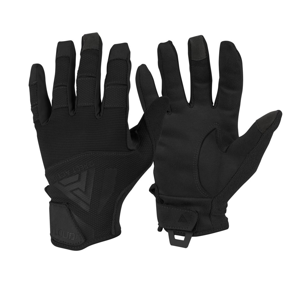 Rukavice HARD GLOVES ČERNÉ vel. XL