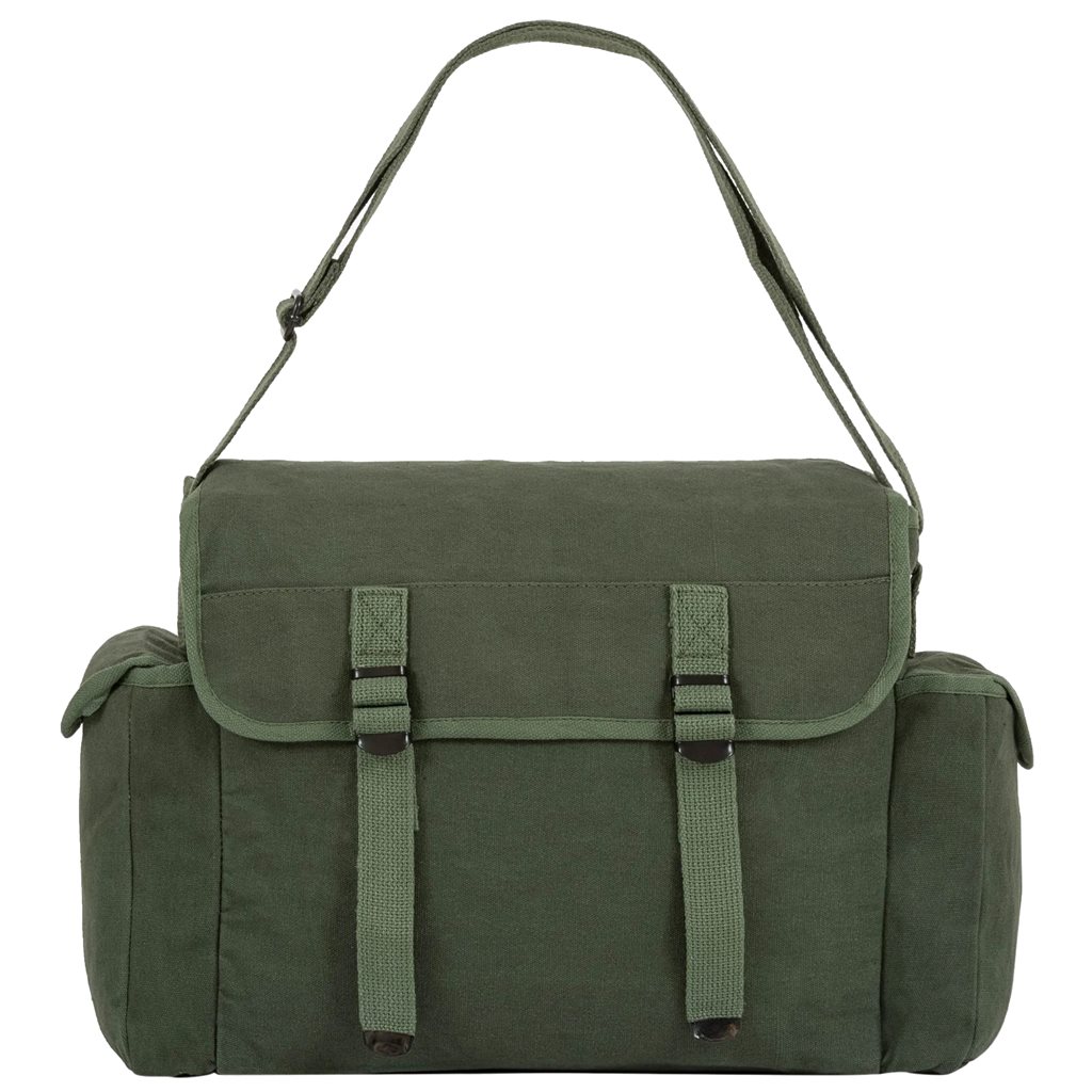HIGHLANDER taška přes rameno HEAVY DUTY plátěná ZELENÁ