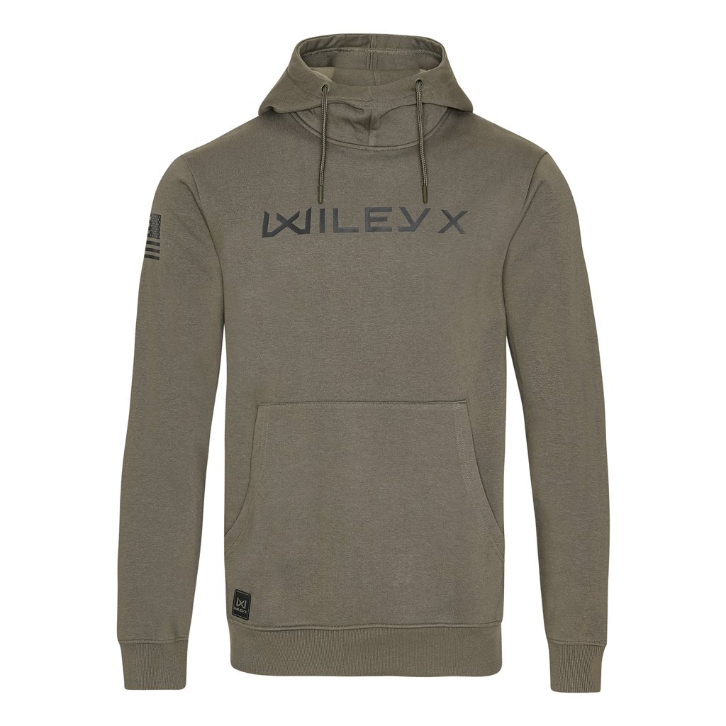 Mikina klokanka WX URBAN zelené logo ZELENÁ vel. S