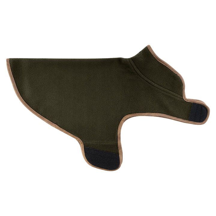 Vesta pro psa FLEECE TMAVĚ ZELENÁ vel. L