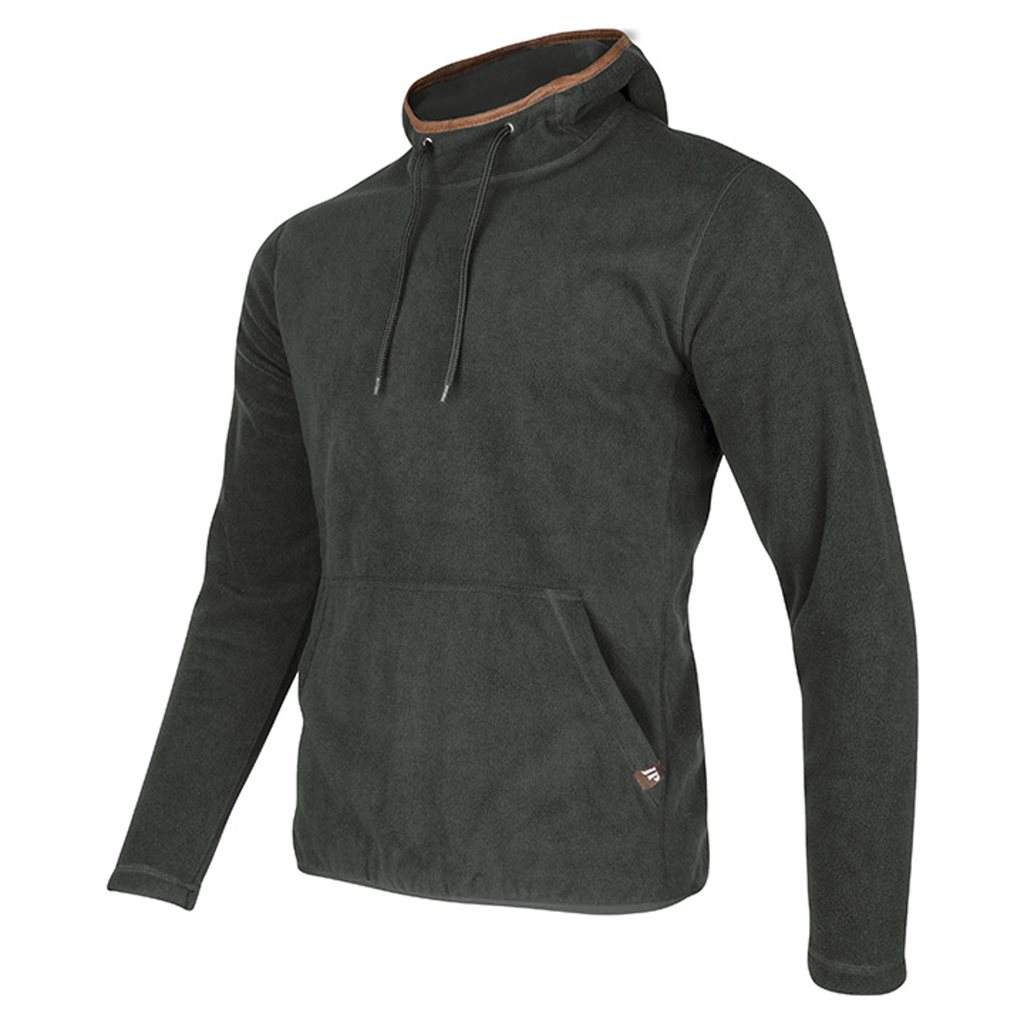Mikina s kapucí COUNTRY fleece ŠEDÁ Charcoal vel. XXL