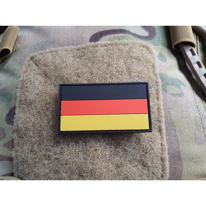 JACKETS TO GO nášivka vlajka NĚMECKO plastová BAREVNÁ velcro