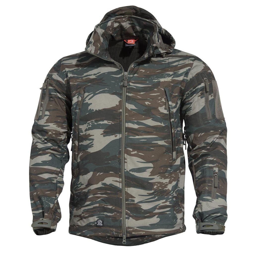 Bunda ARTAXES softshell ŘECKÉ MASKOVÁNÍ vel. 3XL