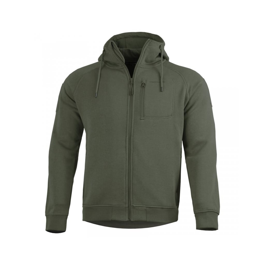 Mikina LEONIDAS 2.0 CAMO GREEN vel. M