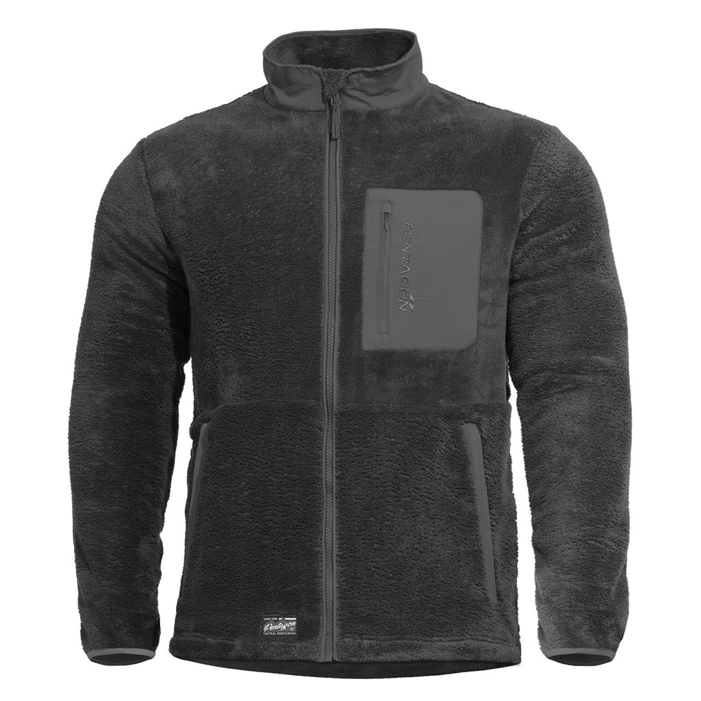 Mikina GRIZZLY FULL-ZIP ČERNÁ vel. M