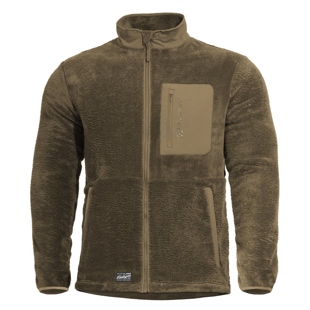 Mikina GRIZZLY FULL-ZIP COYOTE vel. XXL