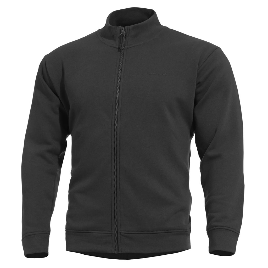 Mikina HIGHNECK se zipem ČERNÁ vel. XS