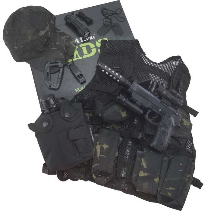 KOMBAT set JUNIOR dětský SPECIAL FORCES 7 dílů BTP BLACK