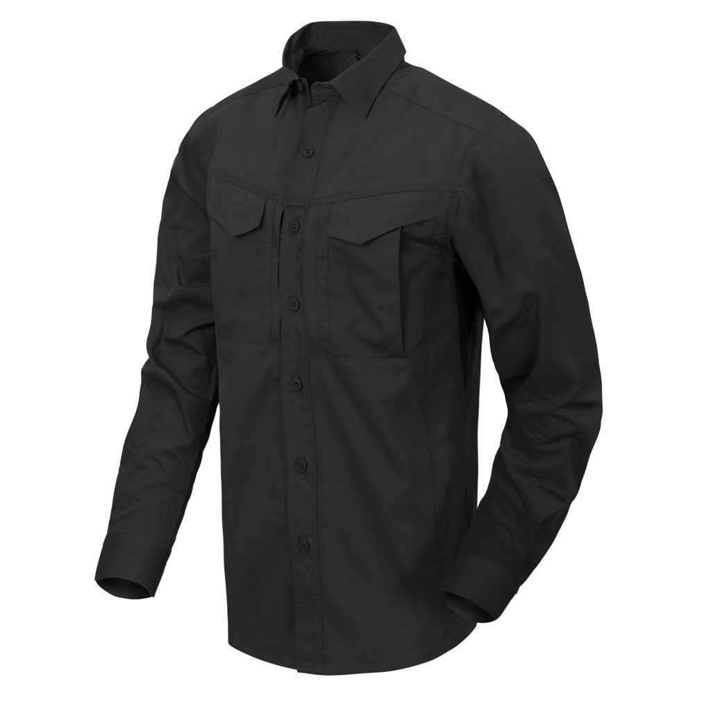 Košile DEFENDER Mk2 dlouhý rukáv ČERNÁ vel. 3XL