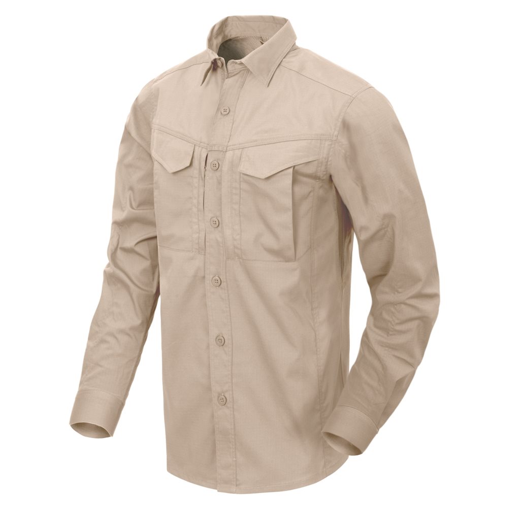 Košile DEFENDER Mk2 dlouhý rukáv KHAKI vel. L