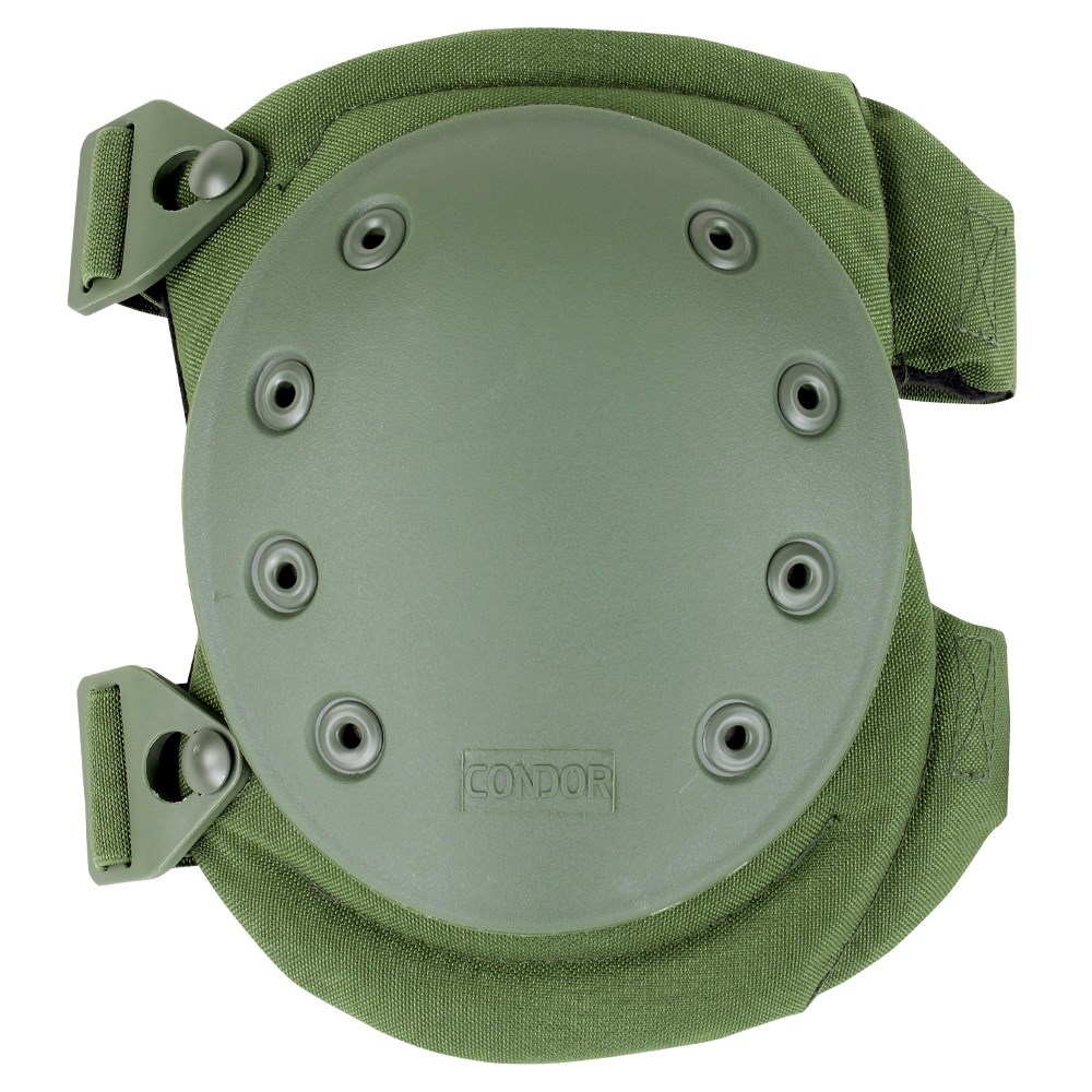 CONDOR OUTDOOR chrániče kolenní se zapínací sponou ZELENÉ
