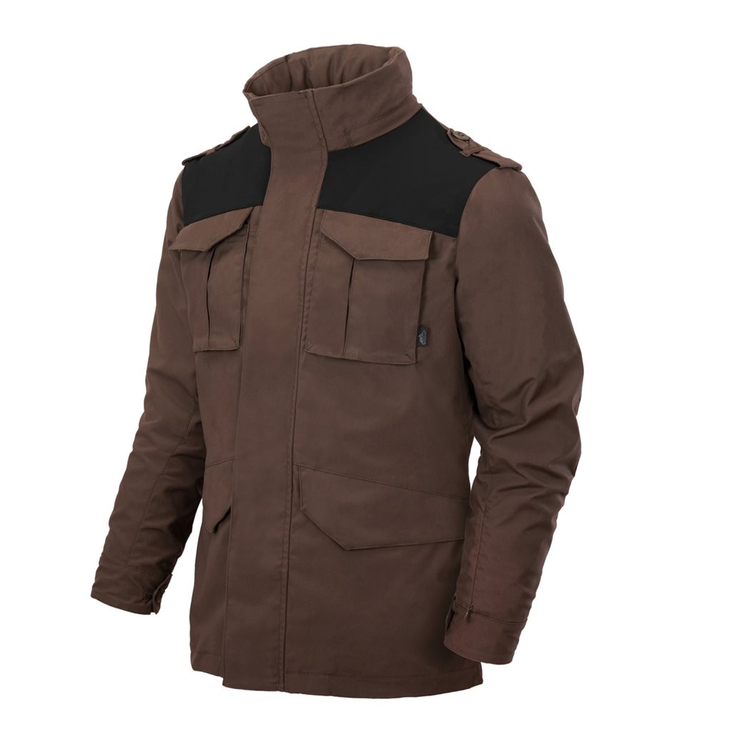 Bunda COVERT M65 EARTH BROWN/ČERNÁ vel. XL