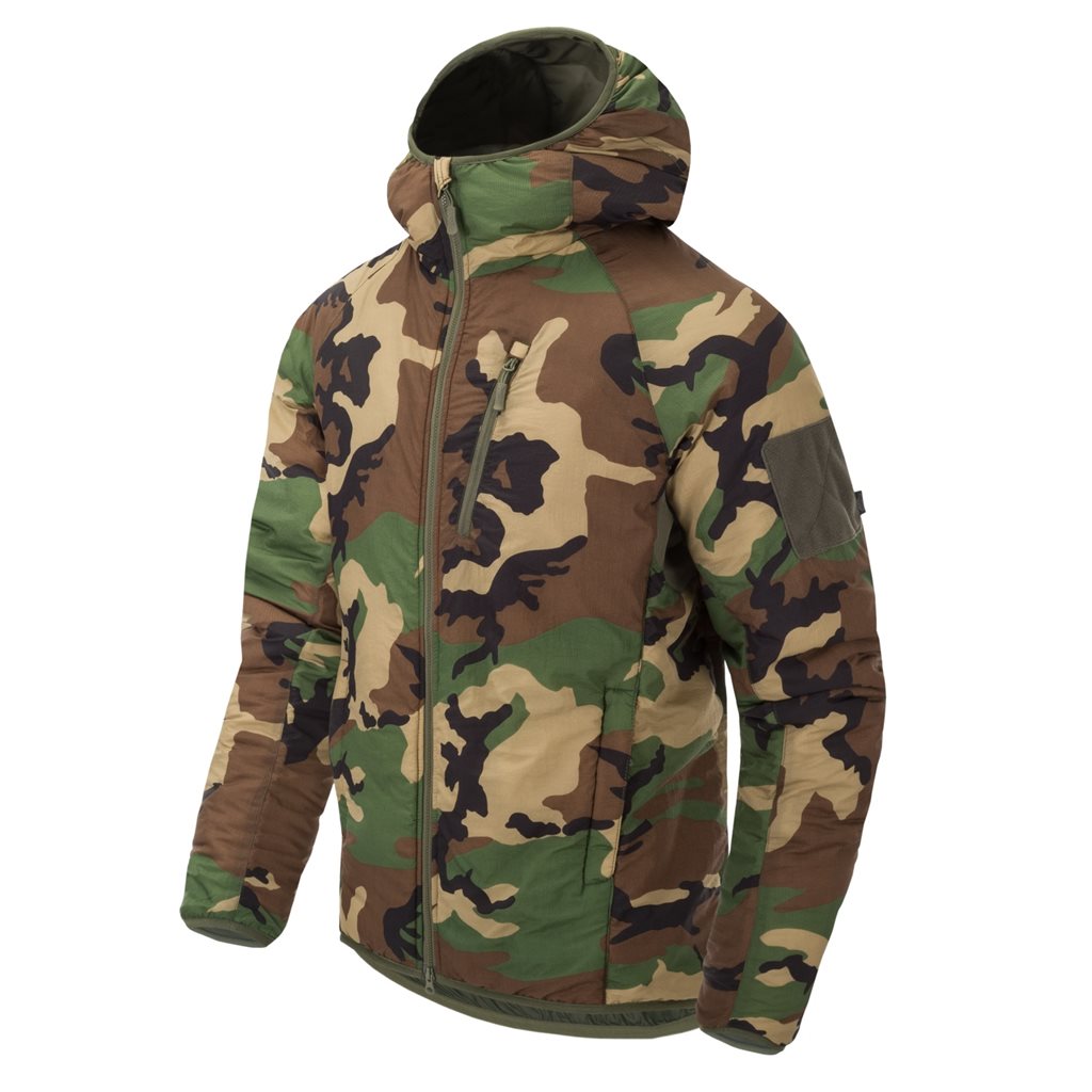 Bunda WOLFHOUND CLIMASHIELD® s kapucí US WOODLAND vel. XL