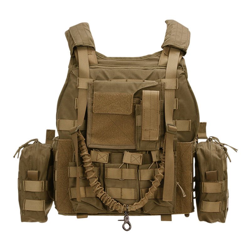 101INC vesta taktická RANGER s kapsami MOLLE vazba COYOTE