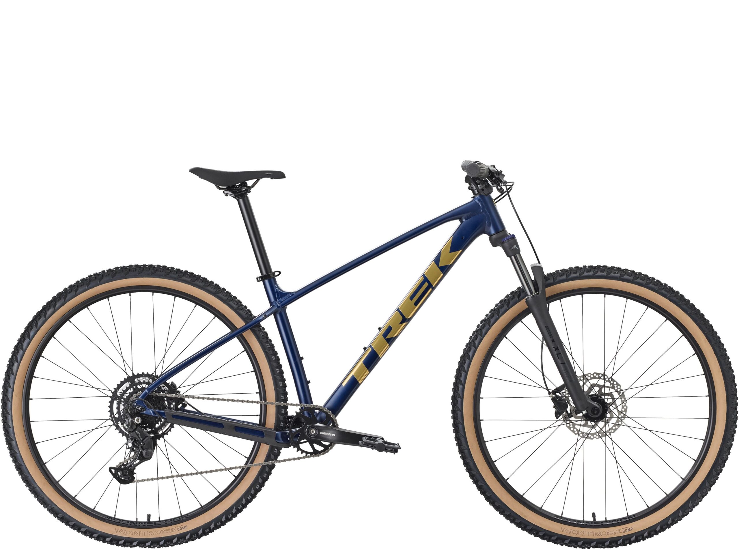 Trek Marlin 5 Gen 3 2026 ML tmavě modrá/zlatá