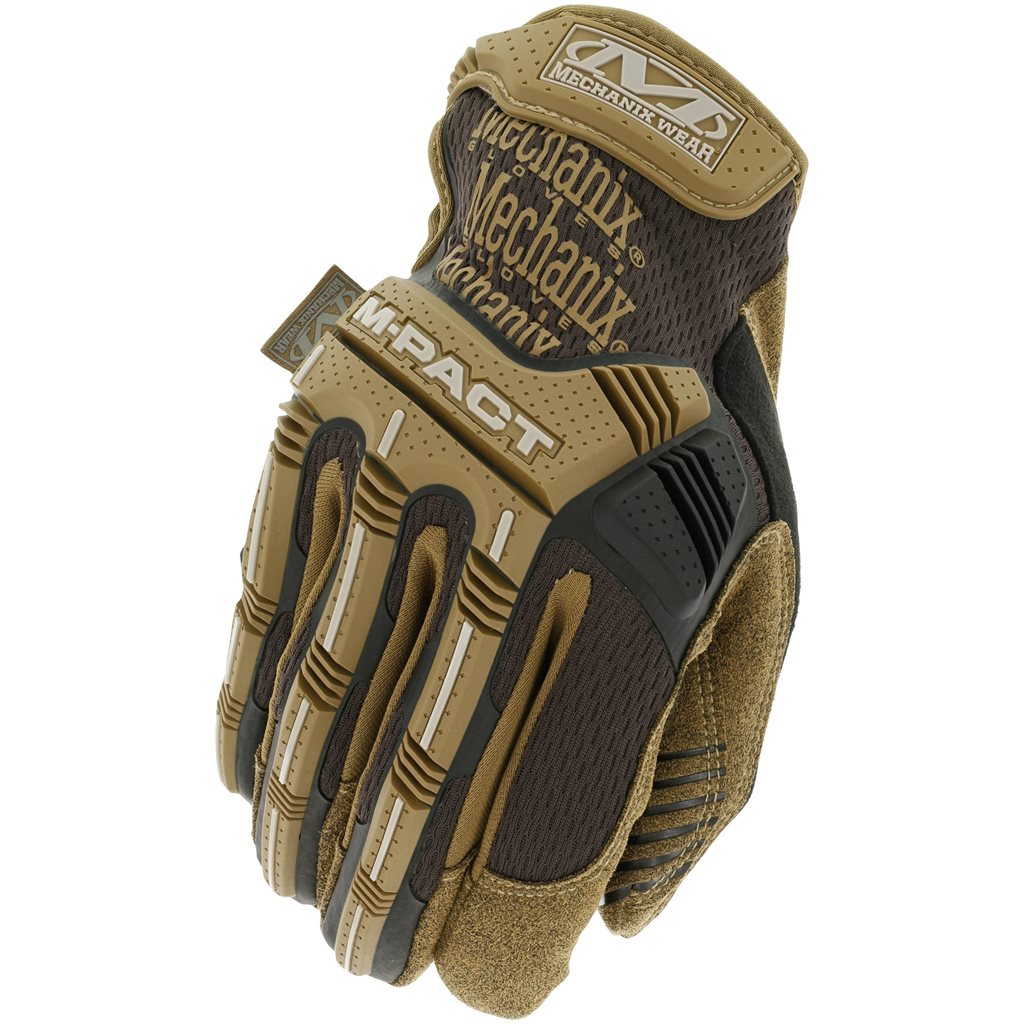 Rukavice MECHANIX M-PACT HNĚDÉ vel. XXL