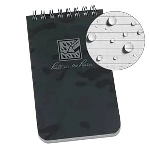 RITE IN THE RAIN blok voděodolný TOP-SPIRAL 3x5" notebook malý Night Hawk Camo
