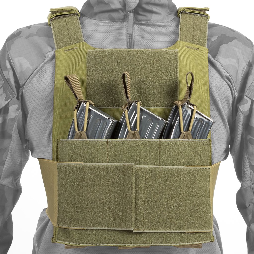 TacticalPro vesta nosič plátů STRIVA ZELENÁ
