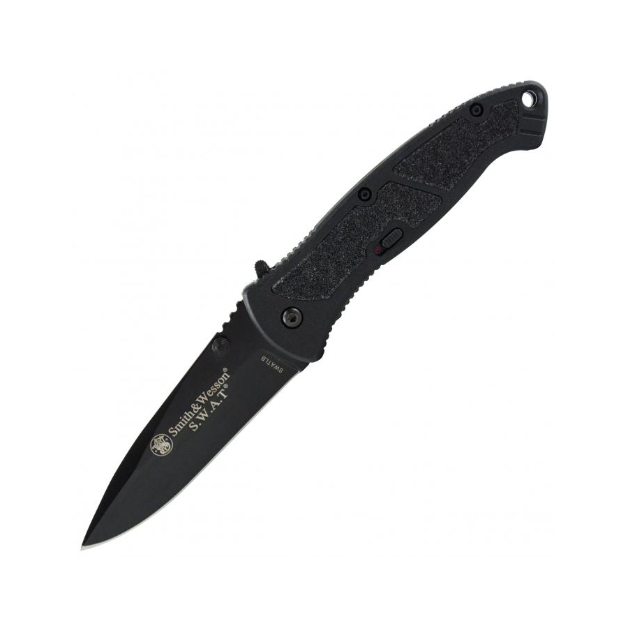 Smith & Wesson nůž zavírací S.W.A.T. ČERNÝ hladké ostří
