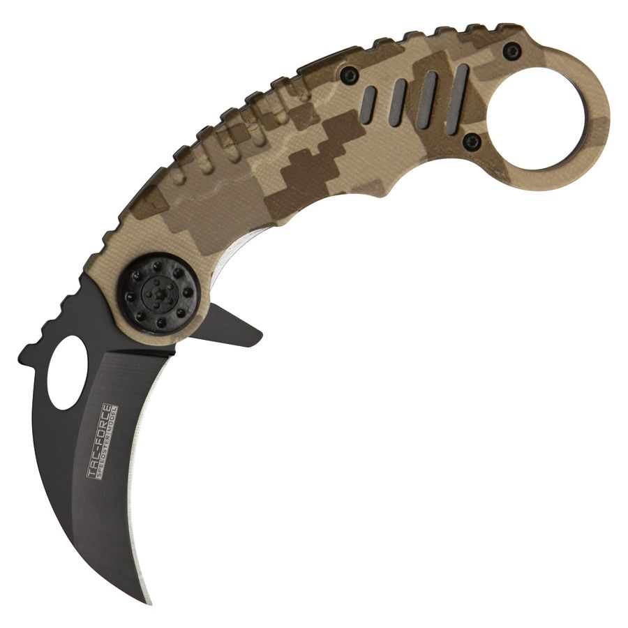 TAC-FORCE nůž zavírací KARAMBIT DIGITAL DESERT