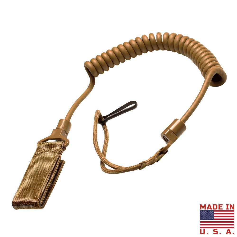 CONDOR OUTDOOR šňůra bezpečnostní LANYARD pro pistol COYOTE BROWN