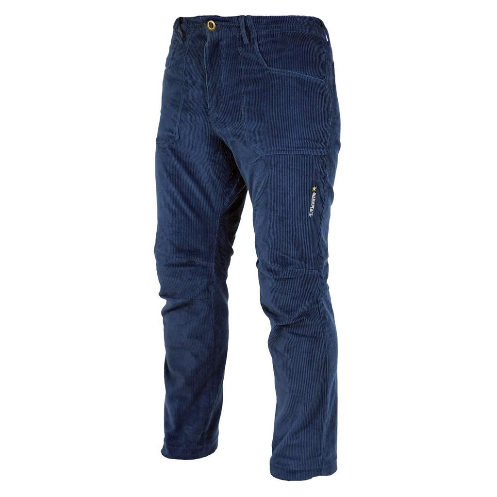 Kalhoty manšestrové DRIFT majolica blue vel. L