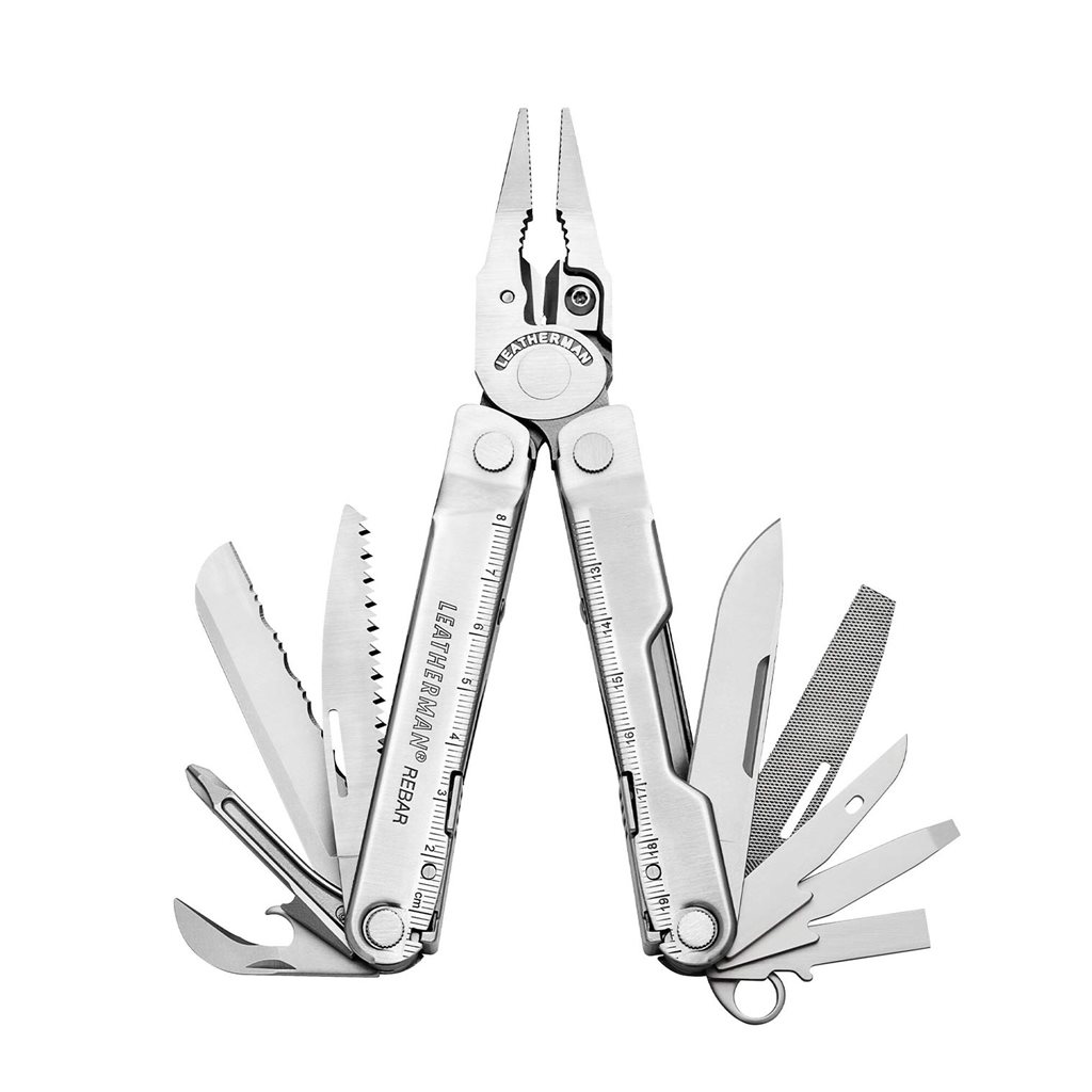 Leatherman kleště multifunkční skládací REBAR STŘÍBRNÉ